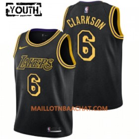 Maillot NBA Los Angeles Lakers Jordan Clarkson 6 Nike City Edition Swingman - Enfant